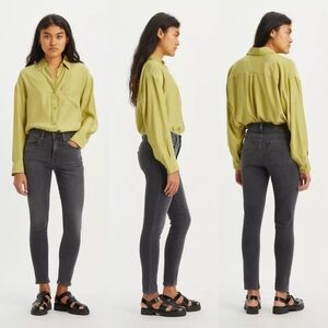 Levi's 721 High Rise Skinny Jeans, Clear Way - Black